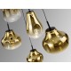 LAMPARA LED DORADO 5 LUCES