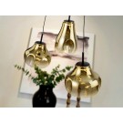 LAMPARA LED DORADO 3 LUCES