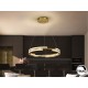 LAMPARA LED DIMABLE REDONDA ORO