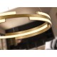 LAMPARA LED DIMABLE REDONDA ORO