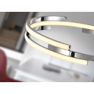 LAMPARA LED DIMABLE REDONDA CROMADO