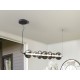 LAMPARA LED HORIZONTAL O VERTICAL CRISTAL SMOKE