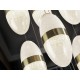 LAMPARA LED DIMABLE NEGRO LATÓN 9 LUCES