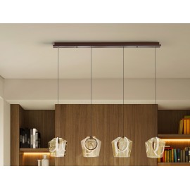 LAMPARA LED CHAMPÁN 4 LUCES