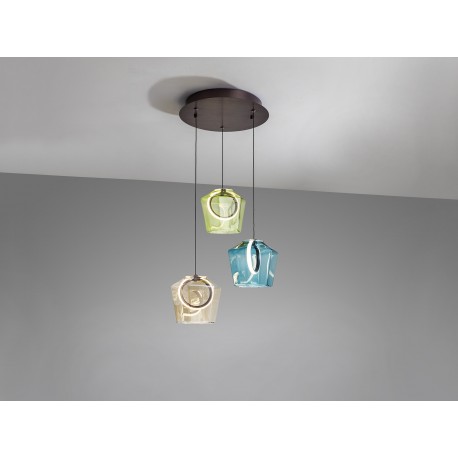 LAMPARA LED COLORES 3 LUCES