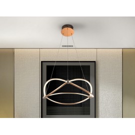 LAMPARA LED ORO ROSA