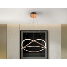 LAMPARA LED ORO ROSA