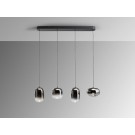 LÁMPARA LED NEGRO SMOKE 4 LUCES