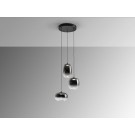 LÁMPARA LED NEGRO SMOKE 3 LUCES