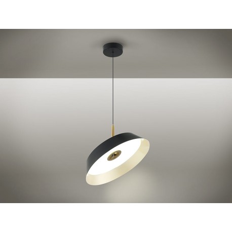 LAMPARA LED INCLINABLE NEGRO ORO
