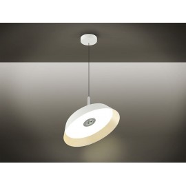 LAMPARA LED INCLINABLE BLANCO PLATA