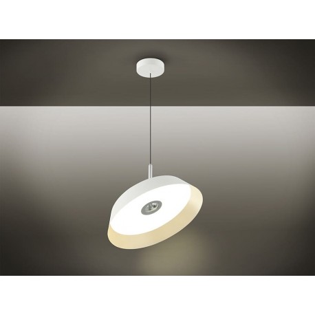 LAMPARA LED INCLINABLE BLANCO PLATA