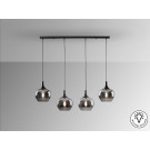 LÁMPARA LED NEGRO SMOKE 4 LUCES