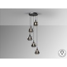 LÁMPARA LED NEGRO SMOKE 5 LUCES
