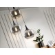 LÁMPARA LED NEGRO SMOKE 3 LUCES