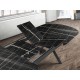 MESA EXTENSIBLE NEGRO MÁRMOL NEGRO