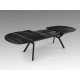 MESA EXTENSIBLE NEGRO MÁRMOL NEGRO