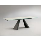 MESA EXTENSIBLE NEGRO BLANCO VETEADO