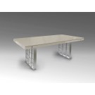 MESA PLATA GRIS CENIZA 200 CM