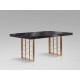 MESA ORO ROSA GRIS ANTRACITA 240 CM