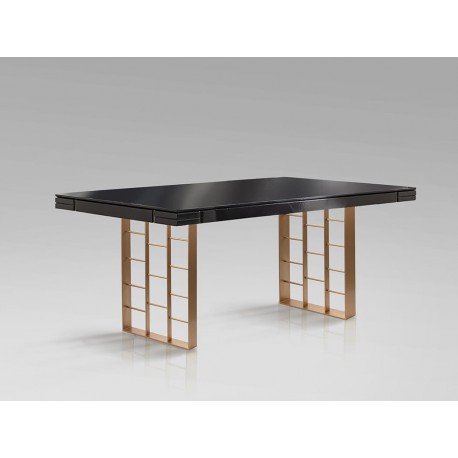 MESA ORO ROSA GRIS ANTRACITA 240 CM
