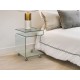 MESA AUXILIAR CRISTAL TRANSPARENTE