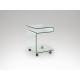 MESA AUXILIAR CRISTAL TRANSPARENTE