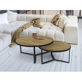 MESA AUXILIAR DUO NEGRO MADERA