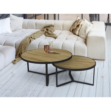 MESA AUXILIAR DUO NEGRO MADERA