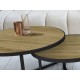MESA AUXILIAR DUO NEGRO MADERA