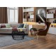 MESA AUXILIAR NEGRO CRISTAL SMOKE 60 CM