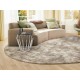MESA AUXILIAR ACERO CRISTAL SMOKE 60 CM