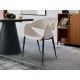 SILLÓN NEGRO BLANCO ROTO