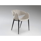 SILLÓN NEGRO BLANCO ROTO