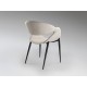 SILLÓN NEGRO BLANCO ROTO