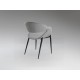SILLÓN NEGRO GRIS CLARO