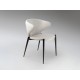 SILLÓN NEGRO BLANCO HUESO