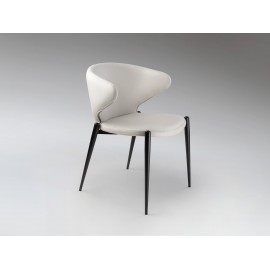 SILLÓN NEGRO BLANCO HUESO