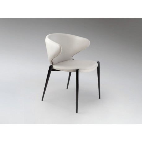SILLÓN NEGRO BLANCO HUESO