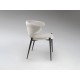 SILLÓN NEGRO BLANCO HUESO
