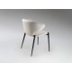 SILLÓN NEGRO BLANCO HUESO