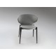 SILLÓN NEGRO GRIS CLARO