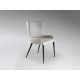 SILLA NEGRO BLANCO HUESO