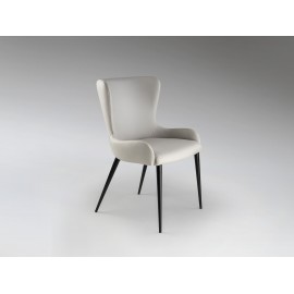 SILLA NEGRO BLANCO HUESO
