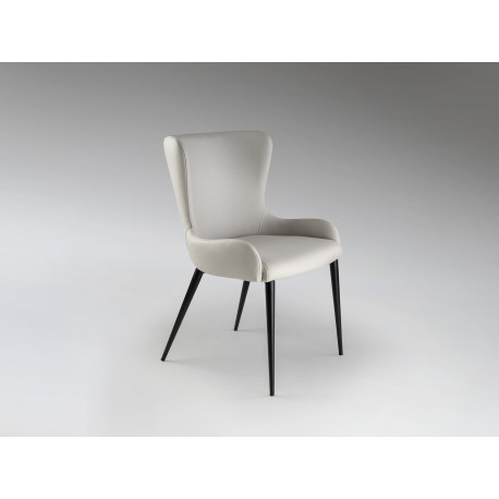 SILLA NEGRO BLANCO HUESO