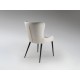 SILLA NEGRO BLANCO HUESO
