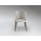 SILLA NEGRO BLANCO HUESO