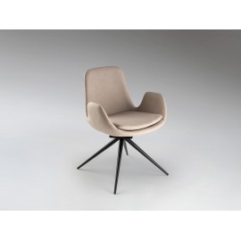 SILLA GIRATORIA NEGRO BEIS