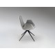 SILLA GIRATORIA NEGRO GRIS CLARO