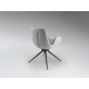 SILLA GIRATORIA NEGRO GRIS CLARO
